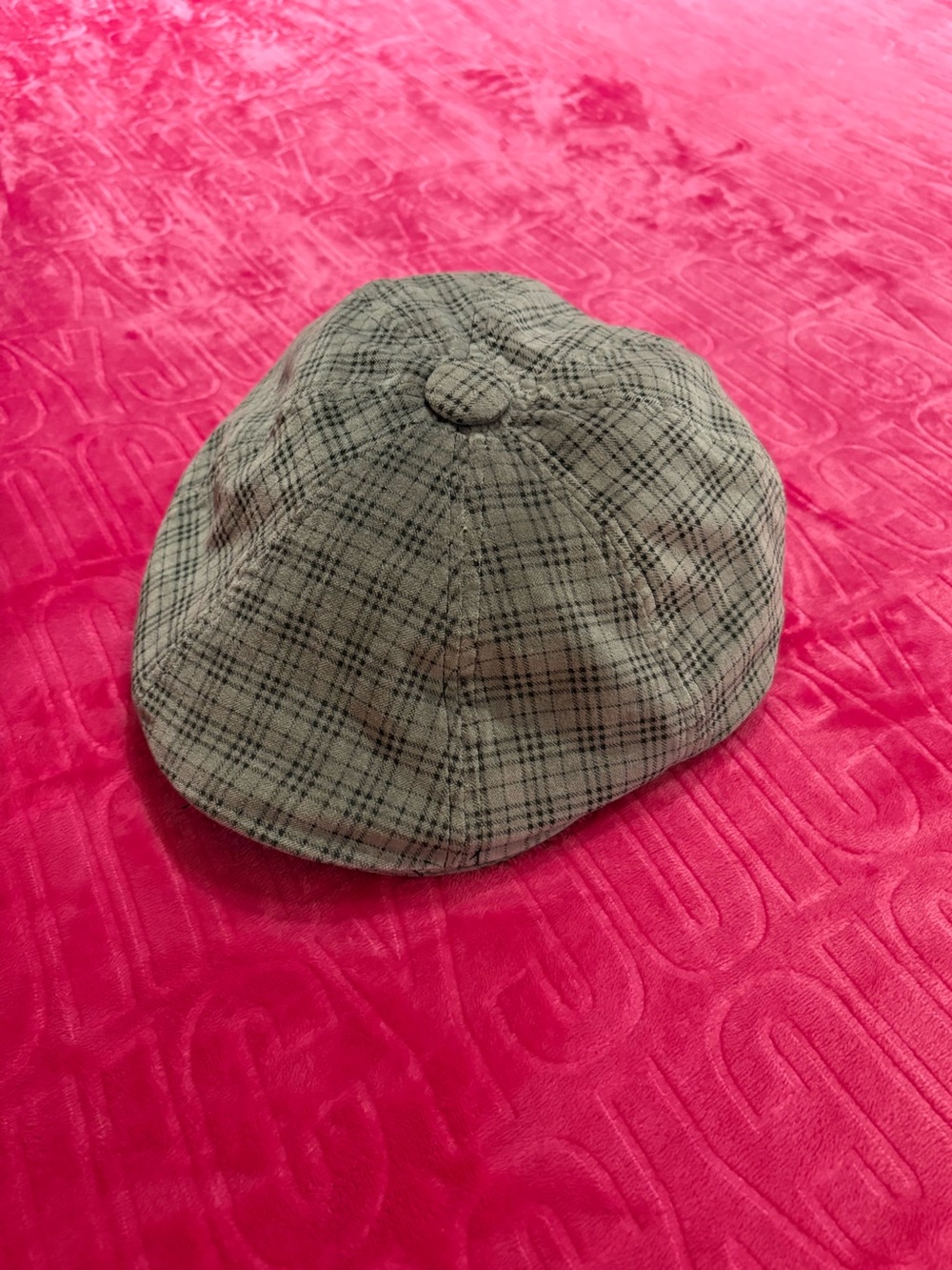 Nathaniel Cole Plaid Newsboy Cap
